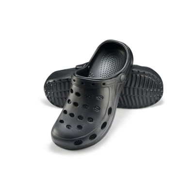 Afbeelding van ESTRO Tuinklomp voor dames klompen heren, tuin, dames, uniseks, sandalen, klomp, kunststof, licht, klomp A02, zwart.