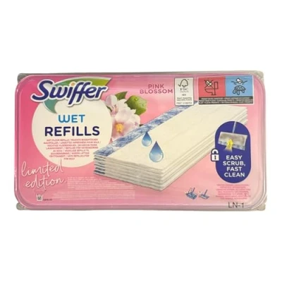 Afbeelding van Swiffer Vloerdoekjes Vochtig 24 doekjes Barbie Roze Limited Edition Pink Blossom geur