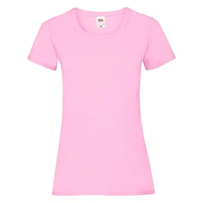 Afbeelding van Fruit of the Loom T shirt voor dames, Lichtroze