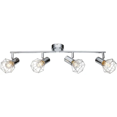 Afbeelding van Plafondlamp Daiva 4 lichtbr. beweeglijke straler