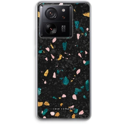 Afbeelding van Case Company® hoesje geschikt voor Xiaomi 13T Pro Terrazzo N10 Soft Cover Telefoonhoesje Bescherming aan alle Kanten en Schermrand