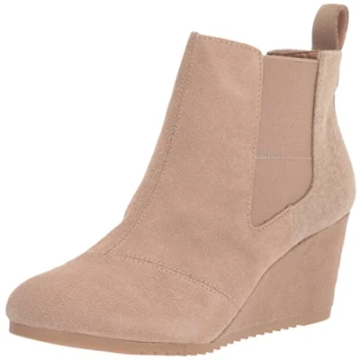 Afbeelding van TOMS Bailey dameslaarzen, Warm taupe suède