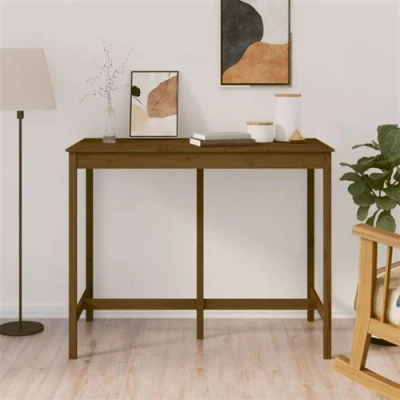 Afbeelding van Bartafel 140x80x110 cm massief grenenhout honingbruin