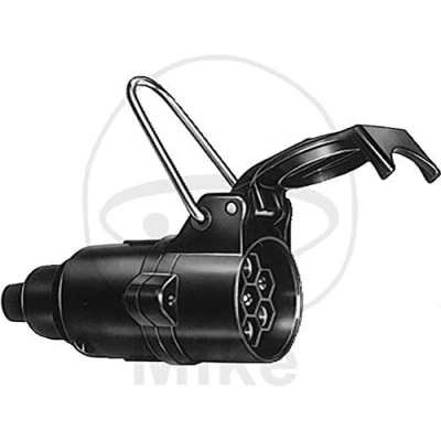 Afbeelding van HELLA 8JB 001 939 stopcontact 12V 7 polige stekker stekker: schroefcontact