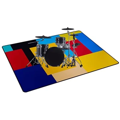 Afbeelding van ZXHH Watermat, drummat voor muziekinstrumenten, antislip mat, geluiddempend (80 cm 200 cm)