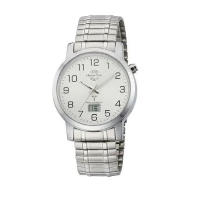 Afbeelding van Master Time MTGA 10306 12M herenhorloge, zilverkleurig, armband, zilver., armband