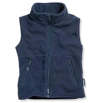 Afbeelding van Playshoes Fleece weste mouwloze jas, uniseks, kinderen, 1 stuk, Blauw (zwart)