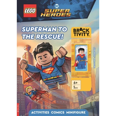 Afbeelding van LEGO® Minifigure Activity DC Super Heroes: Superman to the Rescue Book (with Superman™ minifigure)