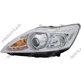 Afbeelding van PRASCO FD4264934 Koplampen Links H1, D1S chroom Met regelmotor voor LWR FORD: FOCUS 2, 2 Kombi, Cabriolet