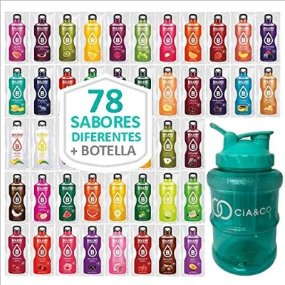 Image de Boissons Bolero sans sucre Pack 78 saveurs + bouteille limitée Cia&amp;Co 1,5 l