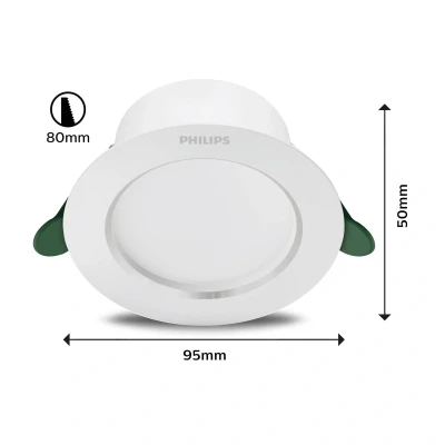 Afbeelding van Downlight Philips Diamond Cut Wit 2 W 360 Lm Ø 9,5 cm (4000 K)