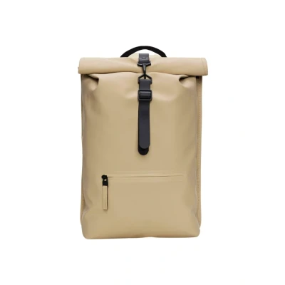 Afbeelding van Rains Rolltop Rucksack W3 sand backpack