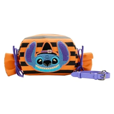 Afbeelding van Disney Loungefly Crossbody Bag Lilo &amp; Stitch Halloween Candy Wrapper