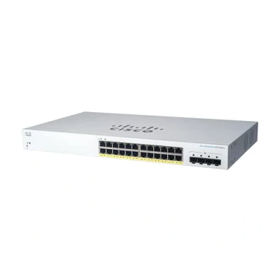 Afbeelding van Netwerk: Switches: Cisco Bus 220 SmtSwitch 24p GE Full PoE 4x1G