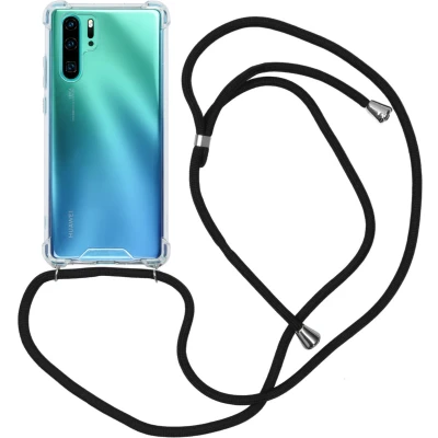 Afbeelding van iMoshion Hoesje Geschikt voor Huawei P30 Pro met koord Backcover Transparant