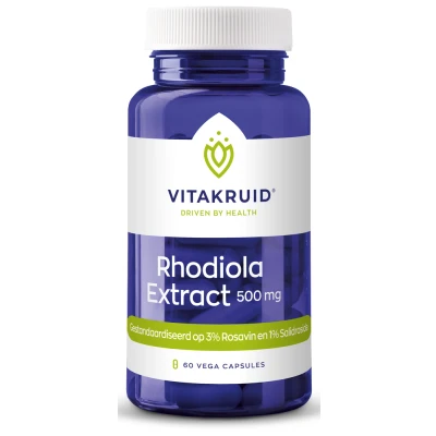 Afbeelding van Vitakruid Rhodiola Extract 500mg Capsules