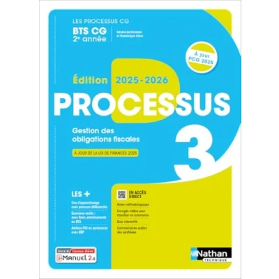 Afbeelding van PROCESSUS 3 GESTION DES OBLIGATIONS FISCALES BTS CG 2E ANNEE