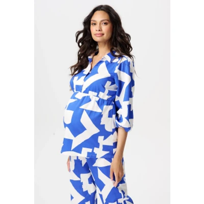 Afbeelding van Noppies Blouse Mayte Zwangerschap Maat XS