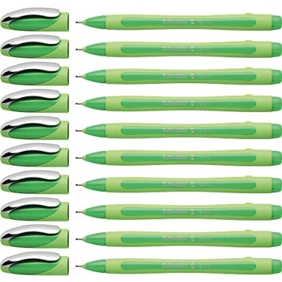 Afbeelding van fineliner Schneider Xpress 0,8mm groen doos met 10 stuks