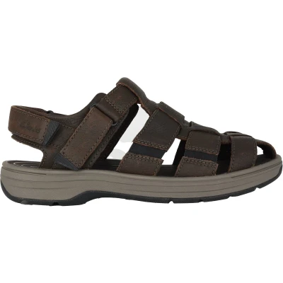 Afbeelding van Clarks Saltway Cove heren sandaal bruin maat 41 (EU) 7 (UK)