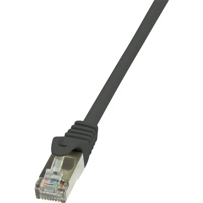 Afbeelding van LogiLink CP2083U RJ45 Netwerkkabel, patchkabel CAT 6 U/UTP 7.50 m Zwart Snagless 1 stuk(s)