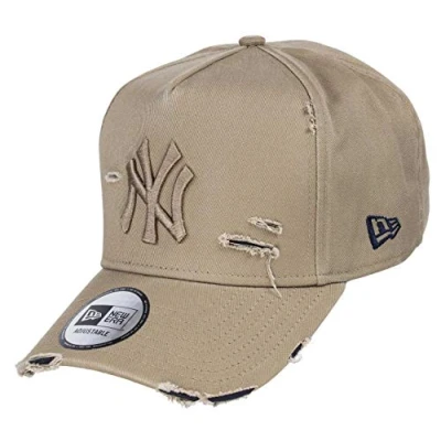 Afbeelding van New Era MLB Cap verstelbaar 9Forty Snapback Baseball Yankees Dodgers zomer eenheidsmaat, Beige, One Size