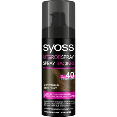 Afbeelding van 2+2 gratis: Syoss Uitgroeispray Donker Bruin