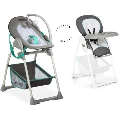 Image de HAUCK Chaise Haute evolutive 2 en 1 SitN Relax hearts
