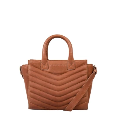 Afbeelding van Cowboysbag Handtassen Quilty Pleasure cognac