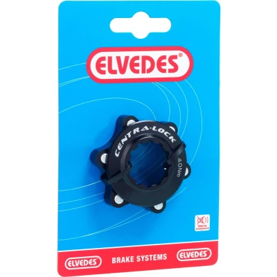 Afbeelding van Elvedes Schijfrem Adapter Naar Centerlock 6 gaats Zwart