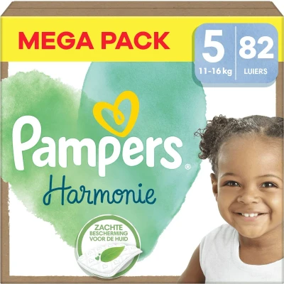 Afbeelding van Pampers Harmonie Maat 5 Mega Pack 82 stuks 11/16 KG