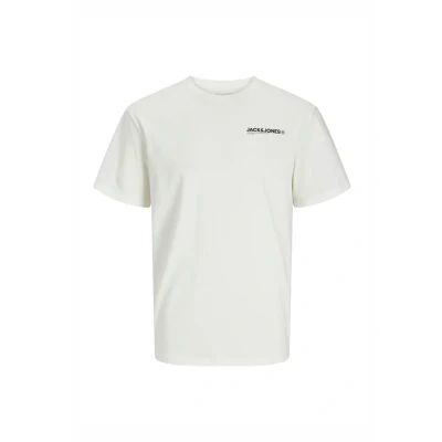 Afbeelding van Jack &amp; Jones Heren T Shirt JJHAWAII Ronde Hals Wit Maat XXL