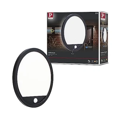 Afbeelding van Paulmann Lamina PIR 94664 LED buitenlamp met bewegingsmelder (wand) 15 W Zwart