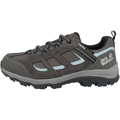 Afbeelding van Jack Wolfskin VOJO 3 Texapore LOW W Outdoorschoenen, Dames, Maat: 40.5, Tarmac grey/light blue Leer en textiel