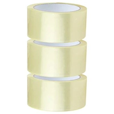 Afbeelding van 3 rollen pakkettape transparant 48 mm x 66 m