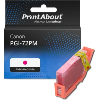Afbeelding van Huismerk Canon PGI 72PM Inktcartridge Foto magenta