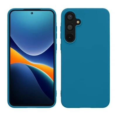 Afbeelding van kwmobile telefoonhoesje geschikt voor Samsung Galaxy A55 5G Hoesje smartphone Back cover in Caribisch blauw