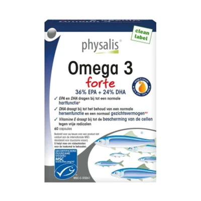 Afbeelding van 15% korting Physalis Omega 3 Forte (60 Capsules)