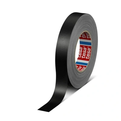 Afbeelding van Tesa ducttape Tesaband 4688 zwart 25mmx50mtr