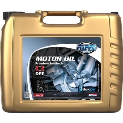 Afbeelding van Mpm Premium Synthetic C3 DPF 5W 30 20L Motorolie 05020DPF VOLKSWAGEN: Golf 7, Polo IV Hatchback, V BMW: 1 3 Saloon