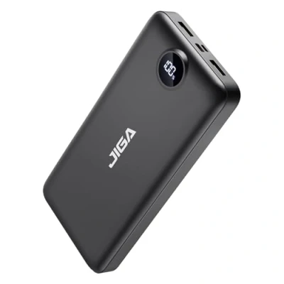 Afbeelding van Power Bank 27000 mAh externe batterij, PD20W snel opladen USB C uitgang draagbare oplader