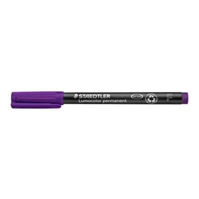 Afbeelding van Staedtler Lumocolor 318 7 OHP permanente marker, bruin, 10 stuks