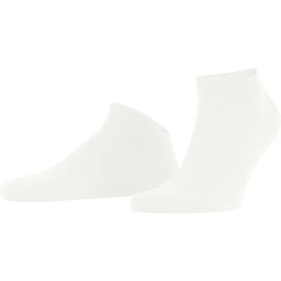 Afbeelding van FALKE ClimaWool temperatuurregulerend vochtregulerend duurzaam lyocell merinowol sneakersokken heren wit Maat 39 40