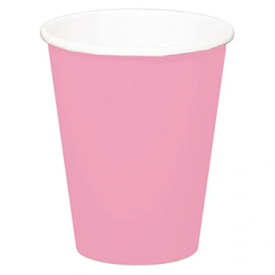 Afbeelding van Baby Roze Bekers 350 ml 8 stuks