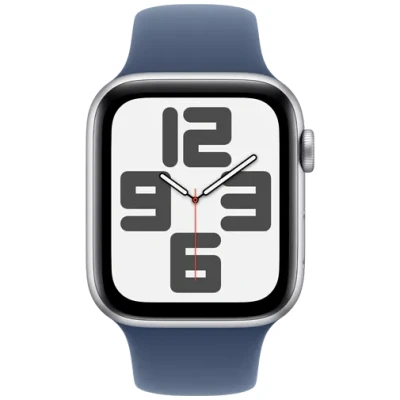 Image de Apple Watch SE 2024 44 mm Argent Bracelet Sport M/L
