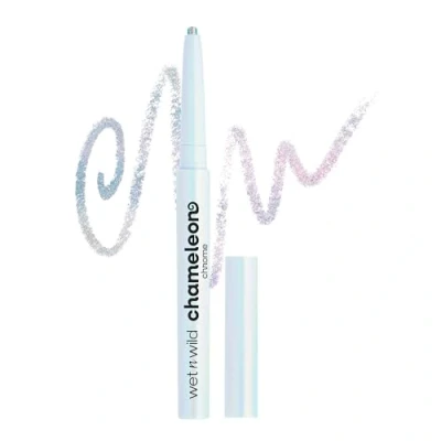 Image de Wet n Wild Chameleon Chrome Retractable Waterproof Eyeliner, Pigments Irisés Réfléchissant la Lumière pour un Changement de Couleur Dynamique, Anti bavure et Tenue 18 Heures, Electric Prism