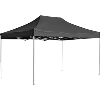 Afbeelding van Partytent professioneel inklapbaar 4,5x3 m aluminium antraciet