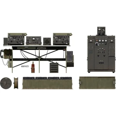 Afbeelding van 1:35 MiniArt 35455 Amerikaanse WWII Radio Set SCR 299 Plastic Modelbouwpakket