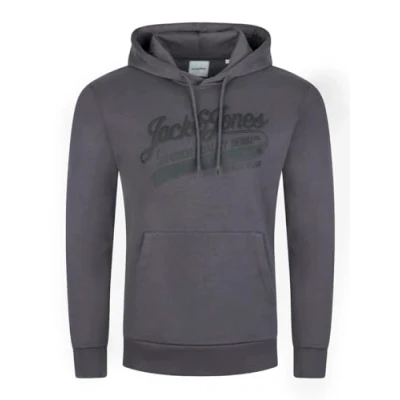 Afbeelding van Jack &amp; Jones Heren trui JJEADRIAN regular fit Grijs XXL Volwassenen Hoodie Capuchon Sweatshirt