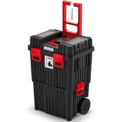 Afbeelding van Kistenberg Mobile Gereedschapskoffer / Sorteerdoos op wielen 450 x 360 640 mm